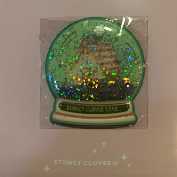 BNIP Stoney Clover Lane Glitter Snow Globe Patch - Picture 8 of 9